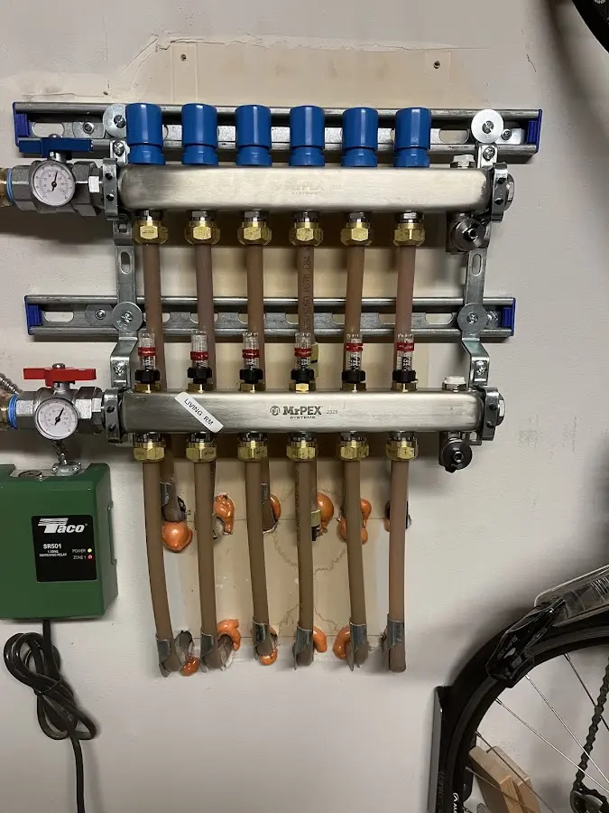 Plumber performing Leak Detection at a residential property in Rutherford