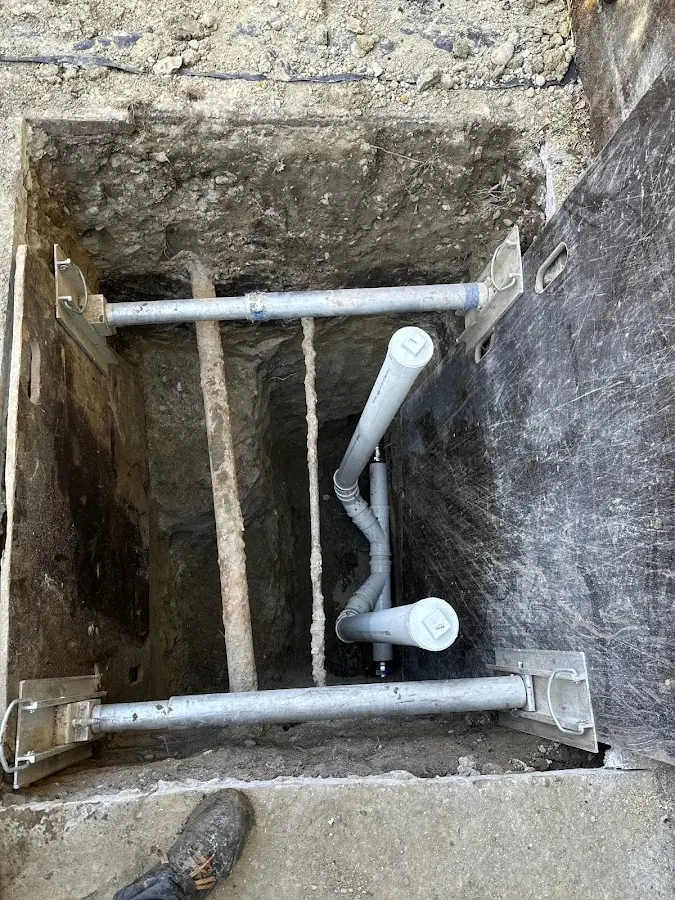 Experienced plumber completing Gas Line Repair work in Rutherford